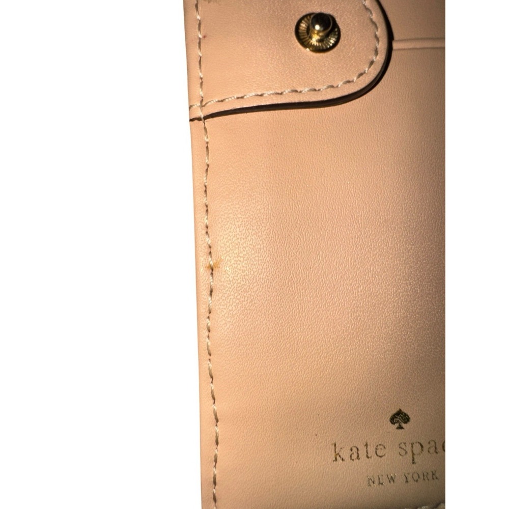 Kate Spade Southport Avenue Stacy Wallet - Blue White Stripe - Matches Cora Bag - Picture 6 of 7